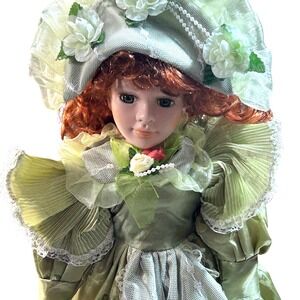Paradise Galleries Treasury Collection Victorian Style Porcelain Doll with Box